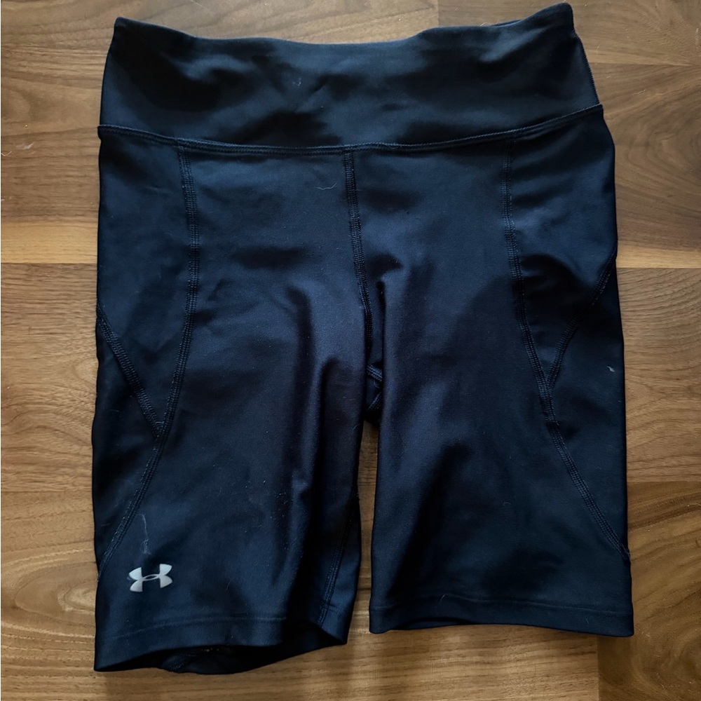 Under Armour Black Heatgear Compression Bike Shorts